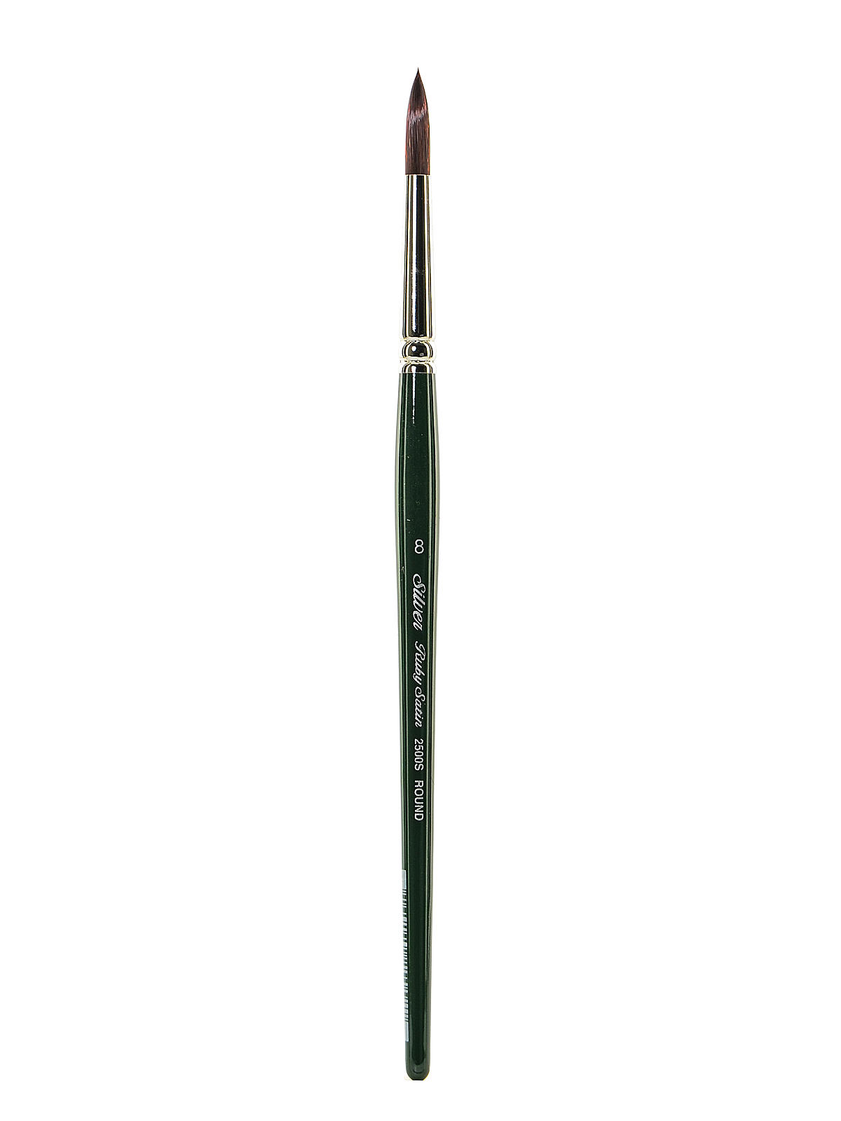 Ruby Satin Series Synthetic Brushes Short Handle 8 round 2500S