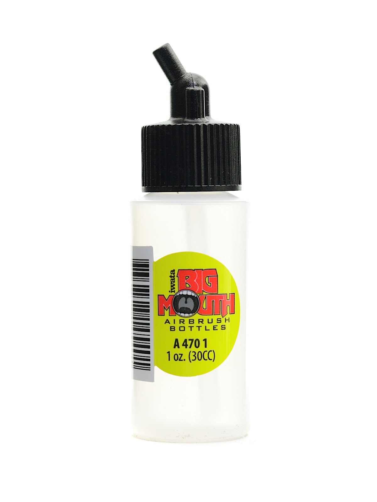 Big Mouth Airbrush Bottles 1 oz. cylinder bottle 20 mm airbrush adapter cap