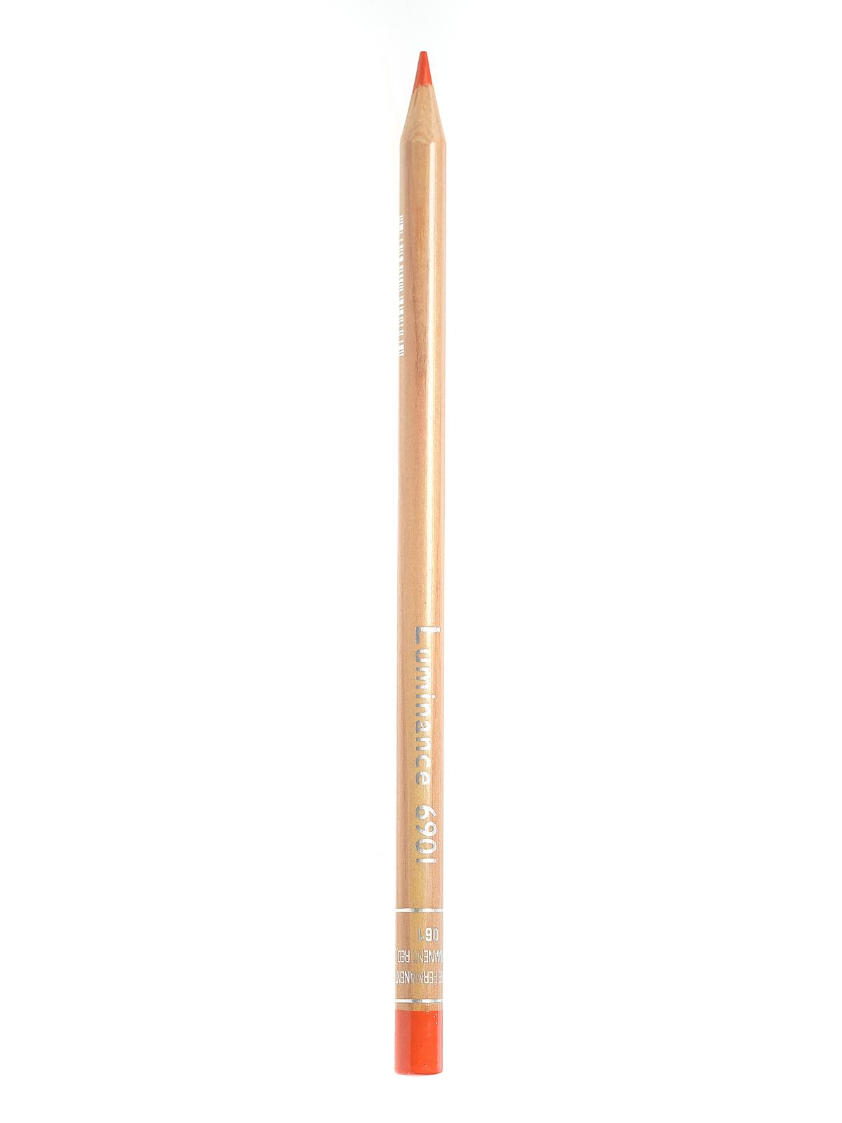 Professional Luminance Colored Pencils permanent red 061