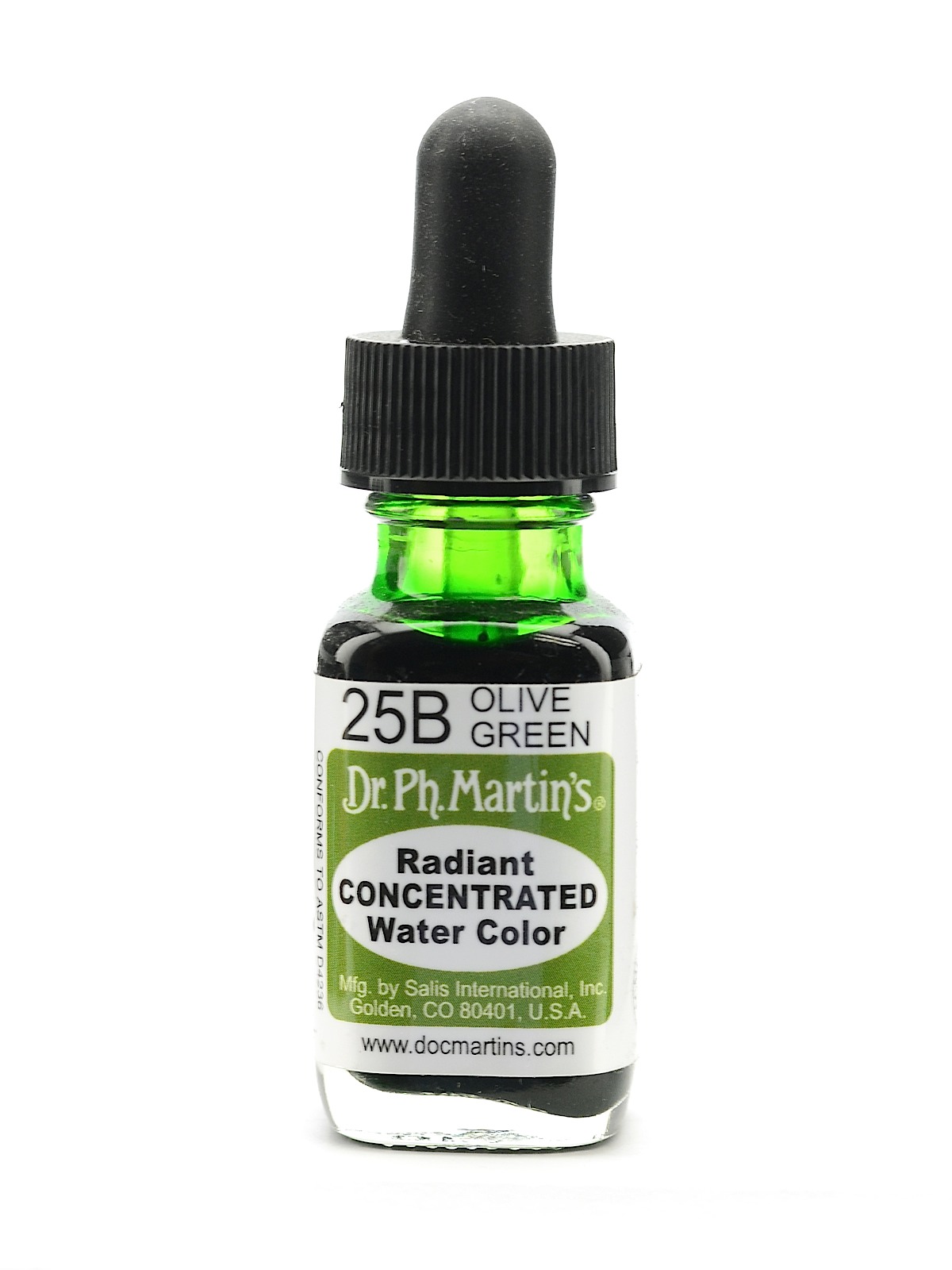 Radiant Concentrated Watercolors olive green 1 2 oz.