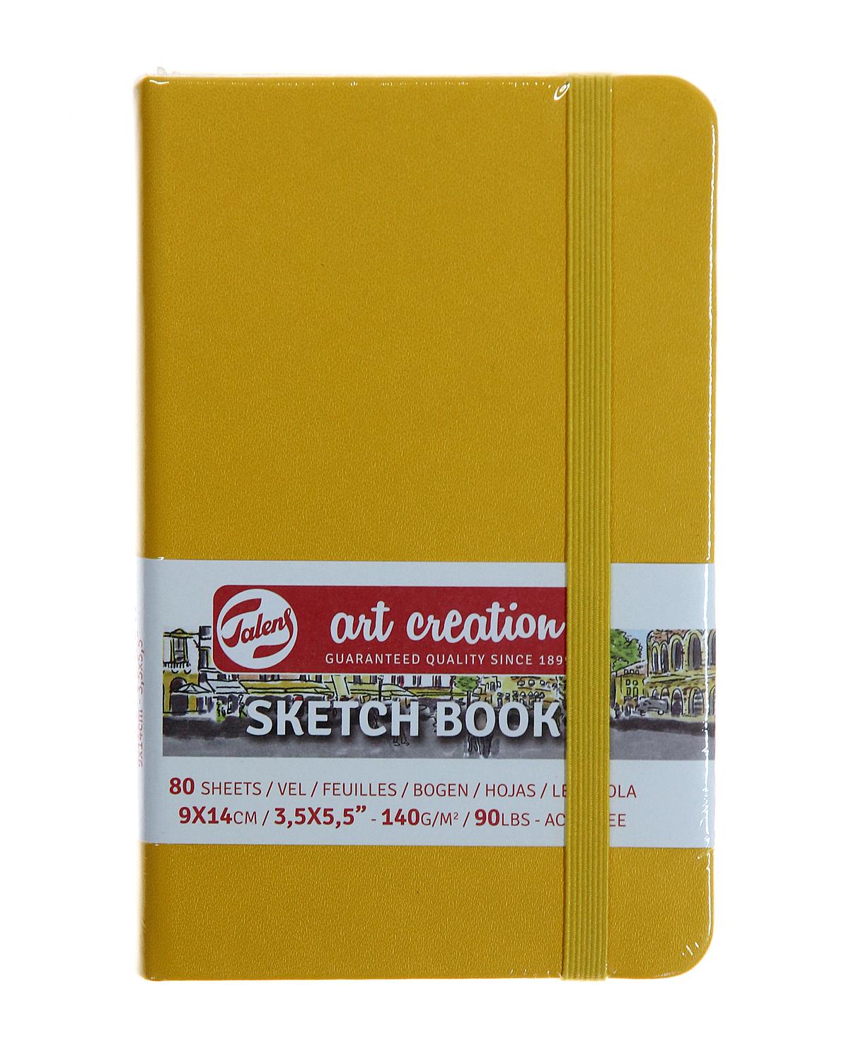 Art Creations Sketchbooks 140 g golden yellow 9 cm x 14 cm