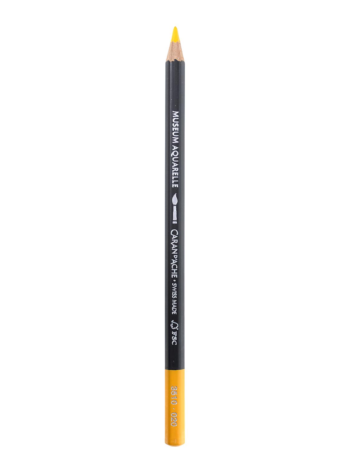 Museum Aquarelle Colored Pencils golden yellow 020