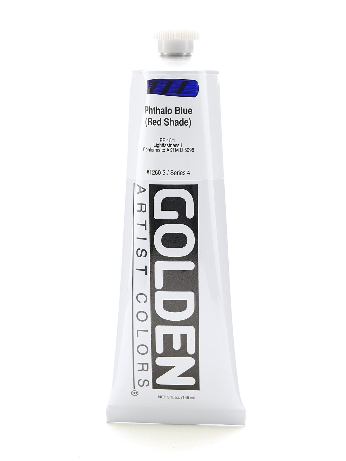 Heavy Body Acrylics phthalo blue red shade 5 oz.