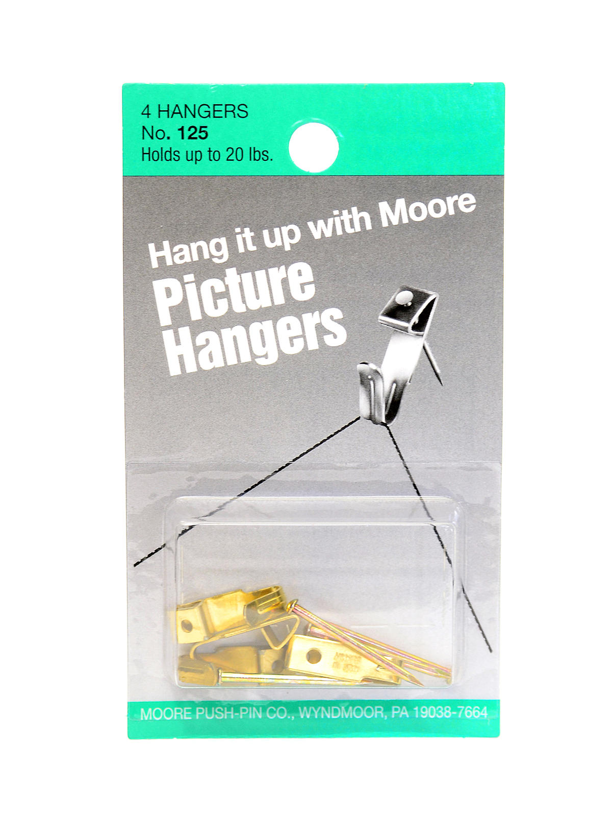 Picture Hangers Up To 20 Lbs. Pack Of 4