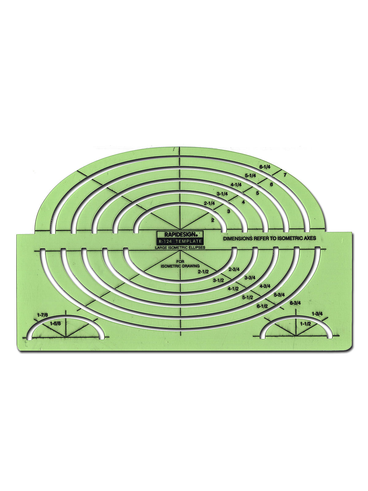 Ellipses Drafting Templates large isometric ellipses 25 ellipses each