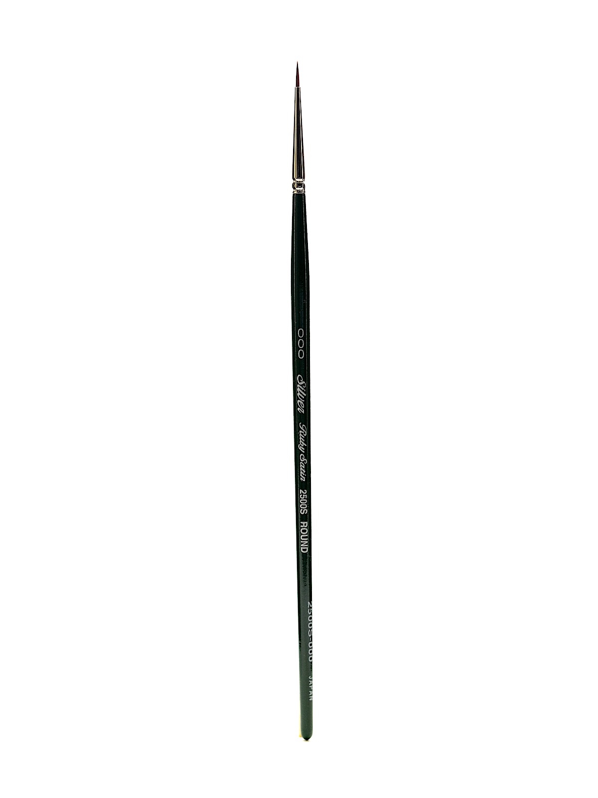Ruby Satin Series Synthetic Brushes Short Handle 3 0 round 2500S