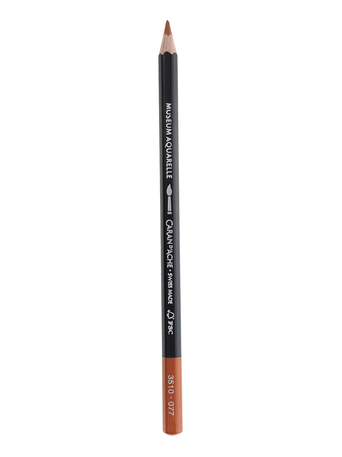 Museum Aquarelle Colored Pencils burnt ochre 077