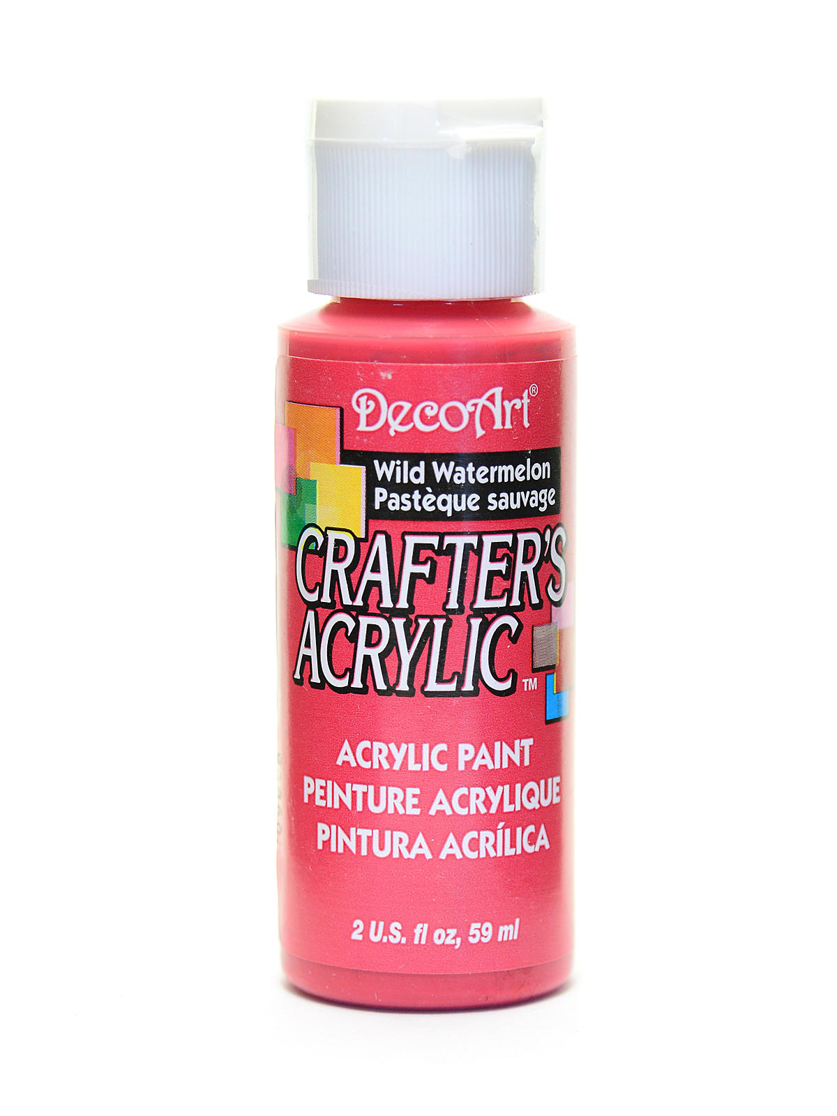 Crafters Acrylic 2 oz wild watermelon