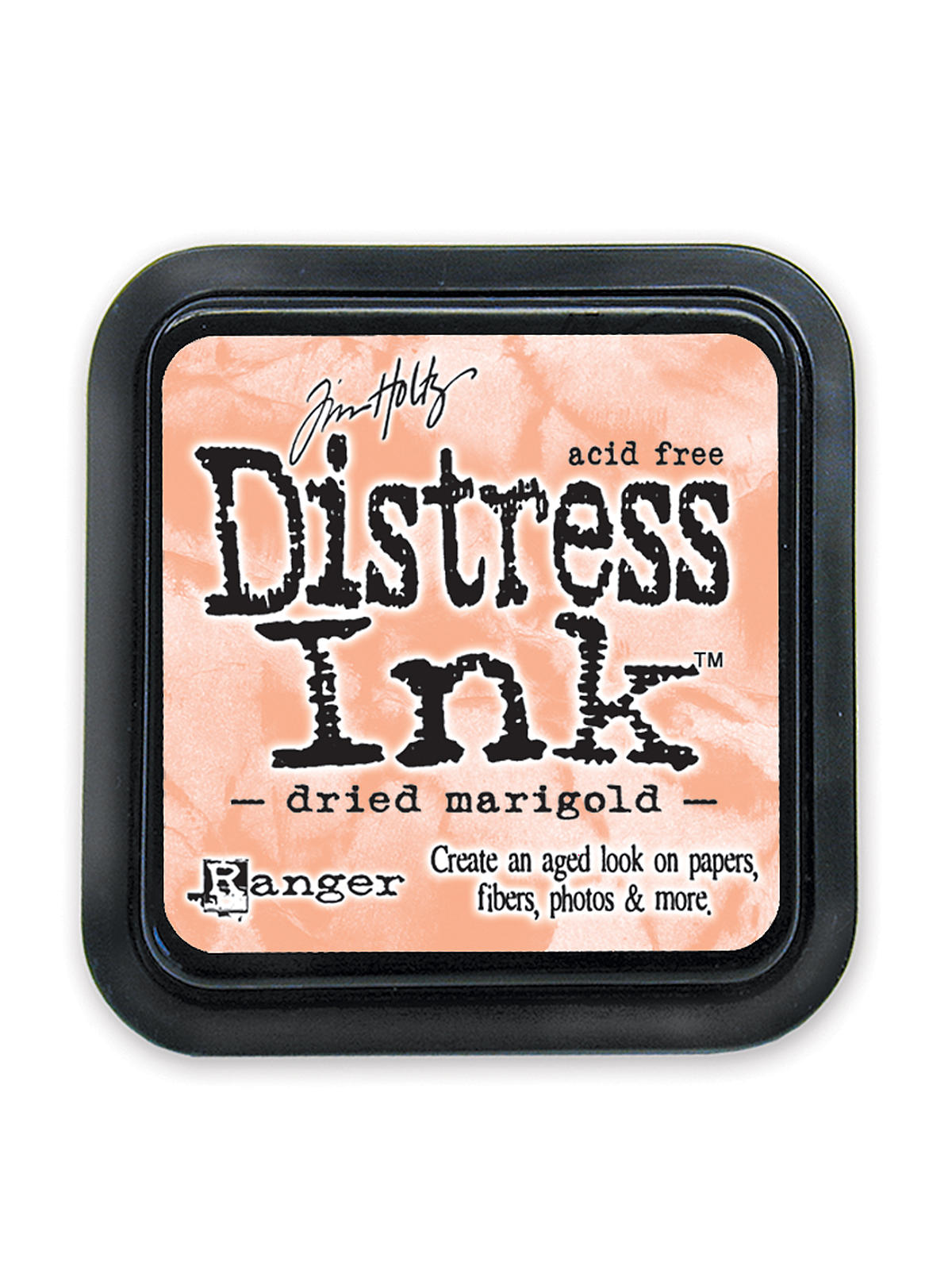 Tim Holtz Distress Ink dried marigold pad