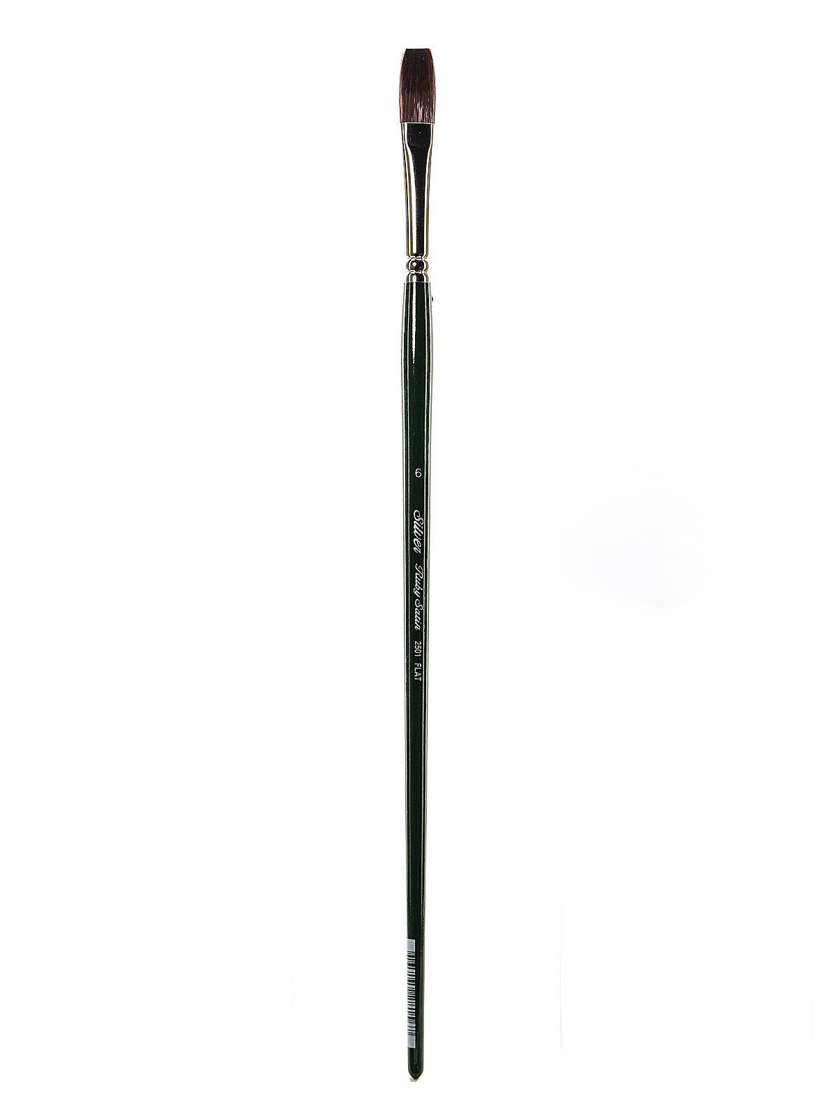 Ruby Satin Series Synthetic Brushes Long Handle 6 flat 2501