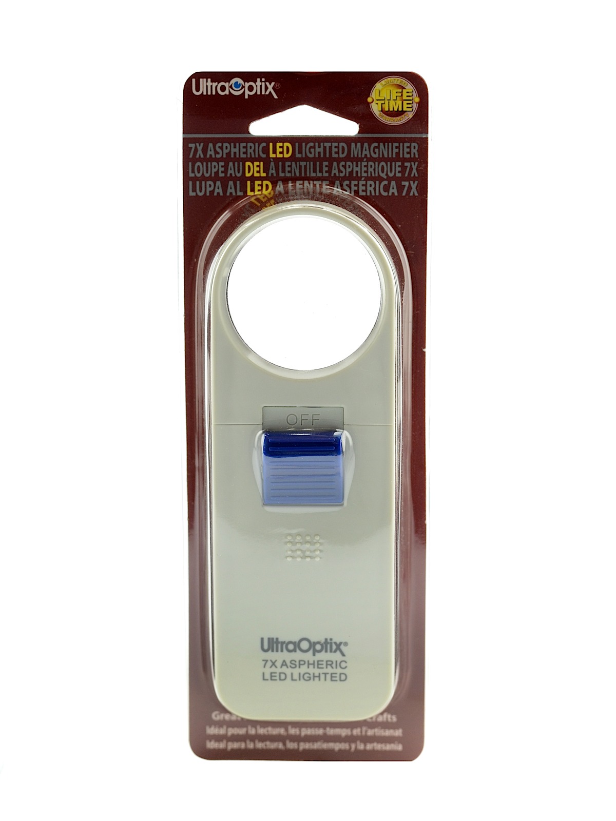 LED Magnifiers Pocket Sized, 1 1 2 In. Lens 7X