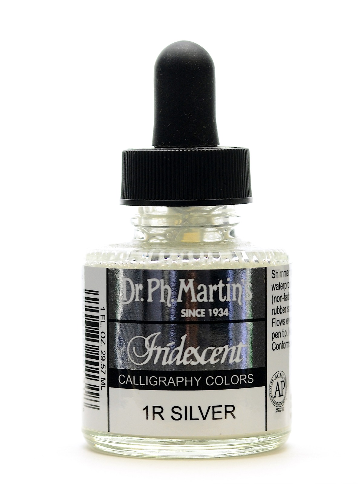 Iridescent Calligraphy Colors 1 oz. silver