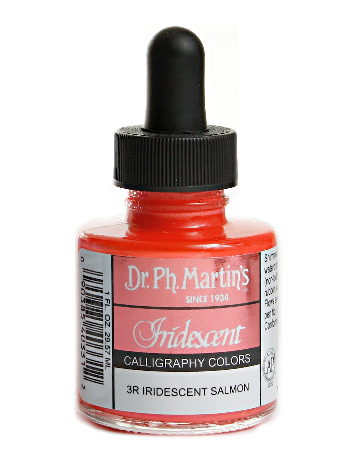 Iridescent Calligraphy Colors 1 oz. salmon
