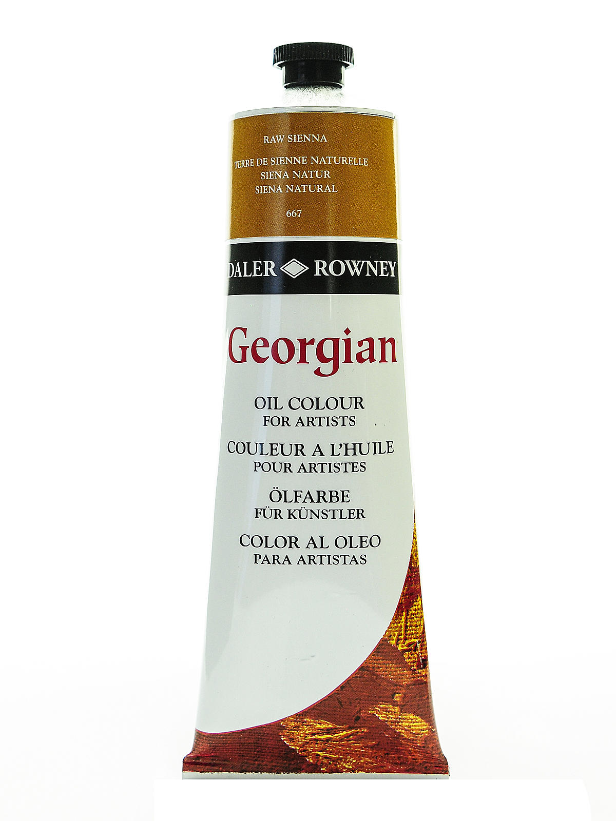 Georgian Oil Colours raw sienna 225 ml