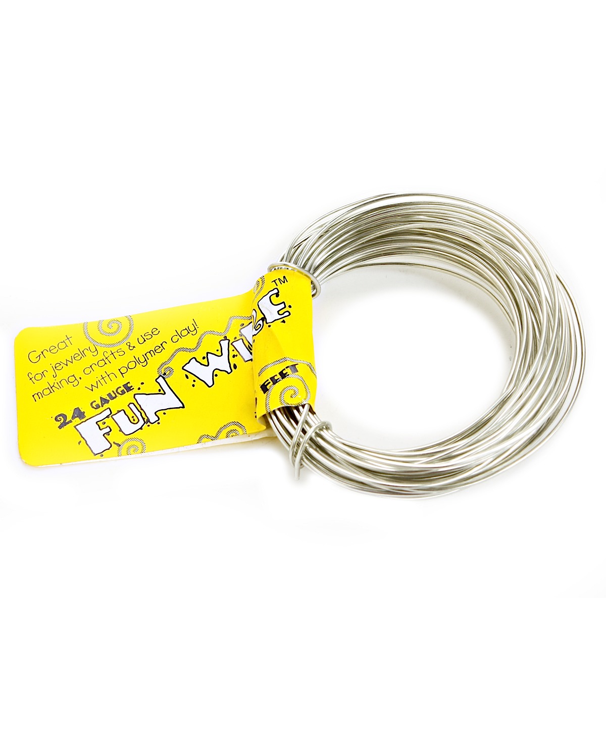 Fun Wire 24 gauge icy silver 15 ft.