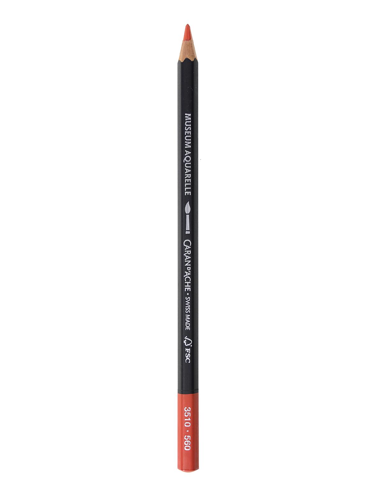 Museum Aquarelle Colored Pencils light cadmium red 560