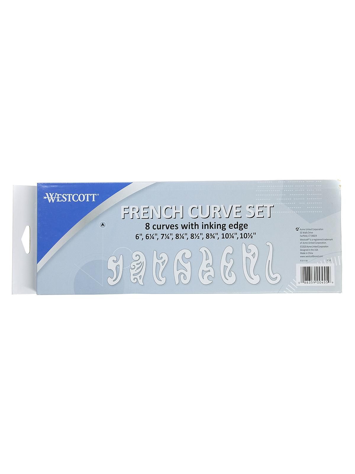 French Curve Set set of 8