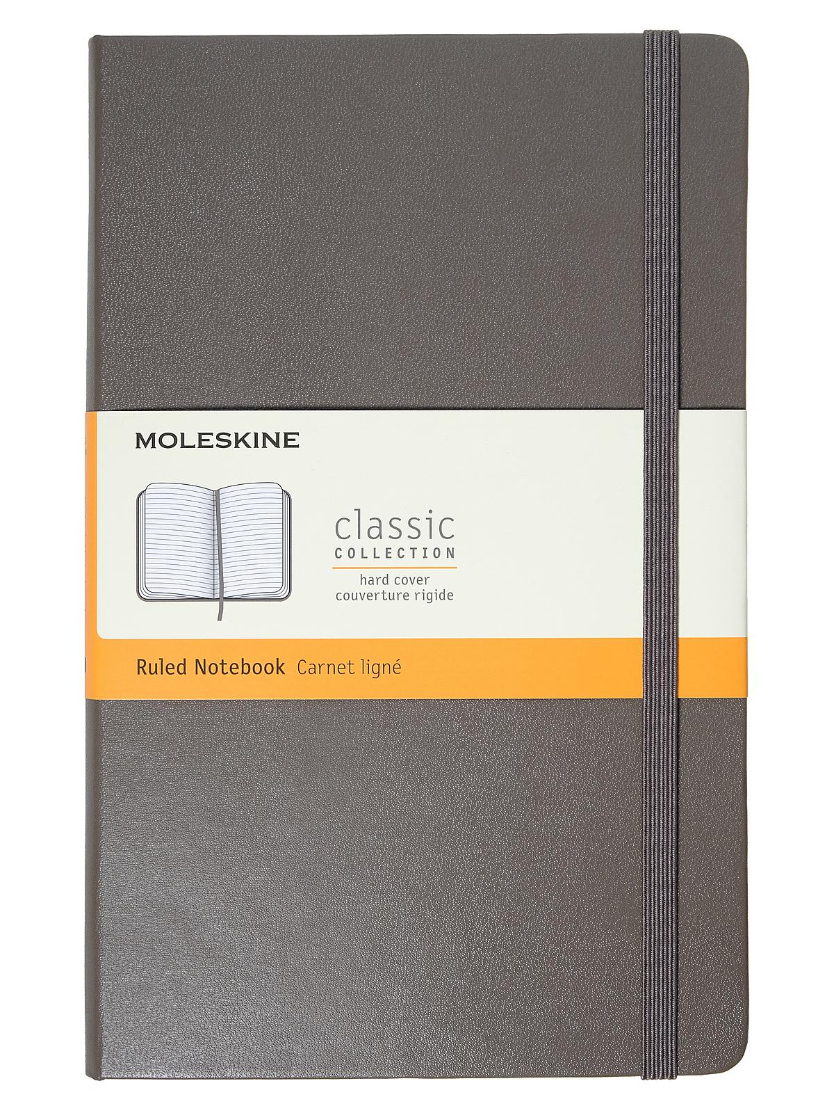 Classic Hard Cover Notebooks earth brown 5 in. x 8 1 4 in. 240 pages, lined