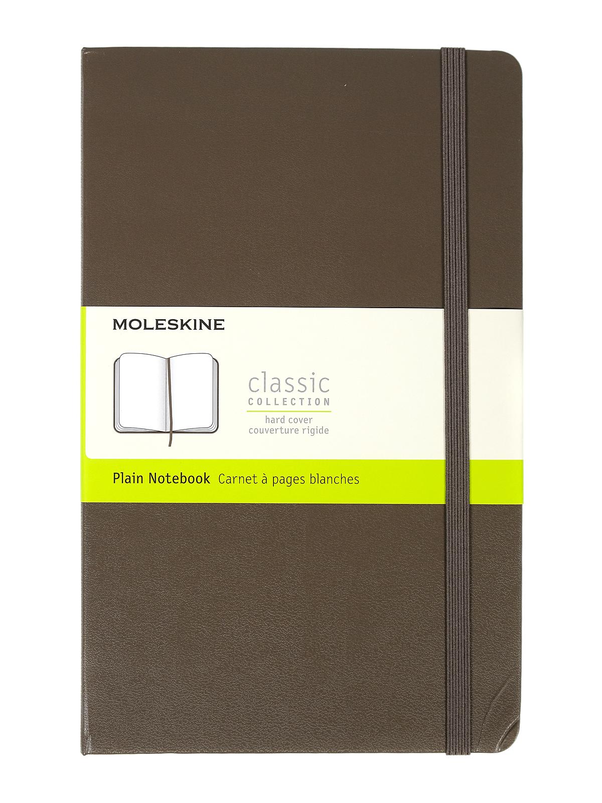 Classic Hard Cover Notebooks Earth Brown 5 In. X 8 1 4 In. 240 Pages, Unlined