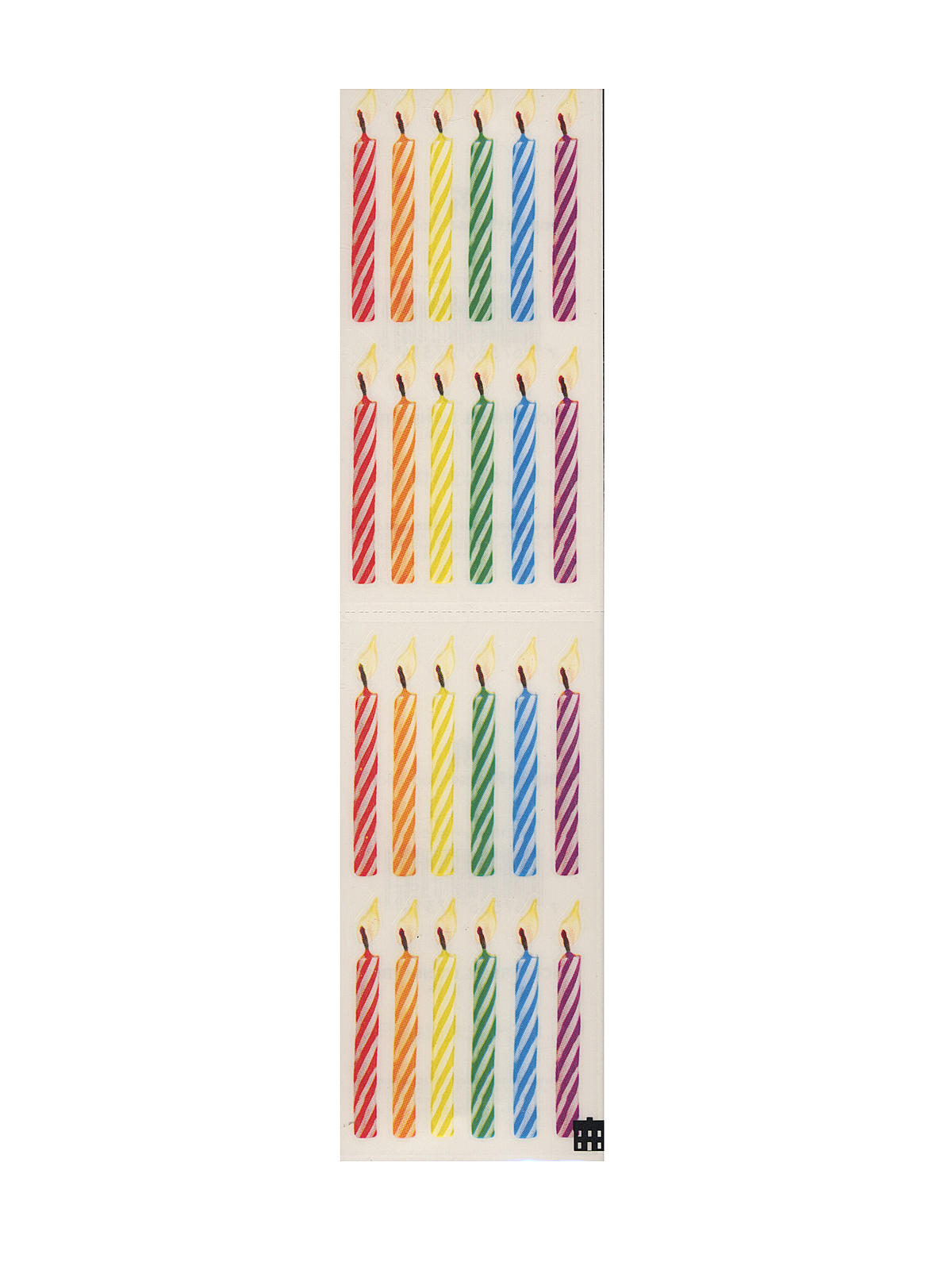 Sticky Pix Stickers Birthday Candles