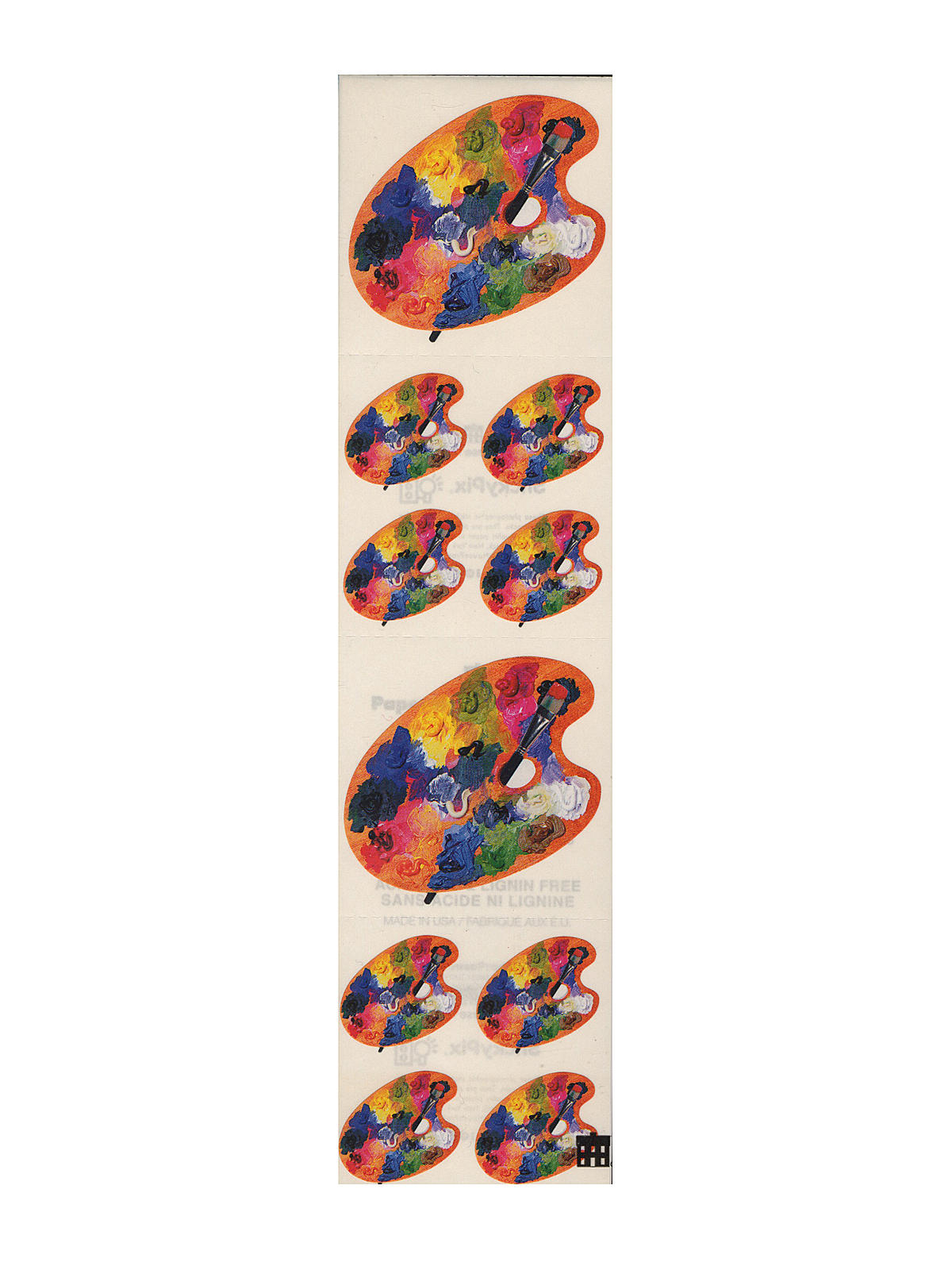 Sticky Pix Stickers artist palette