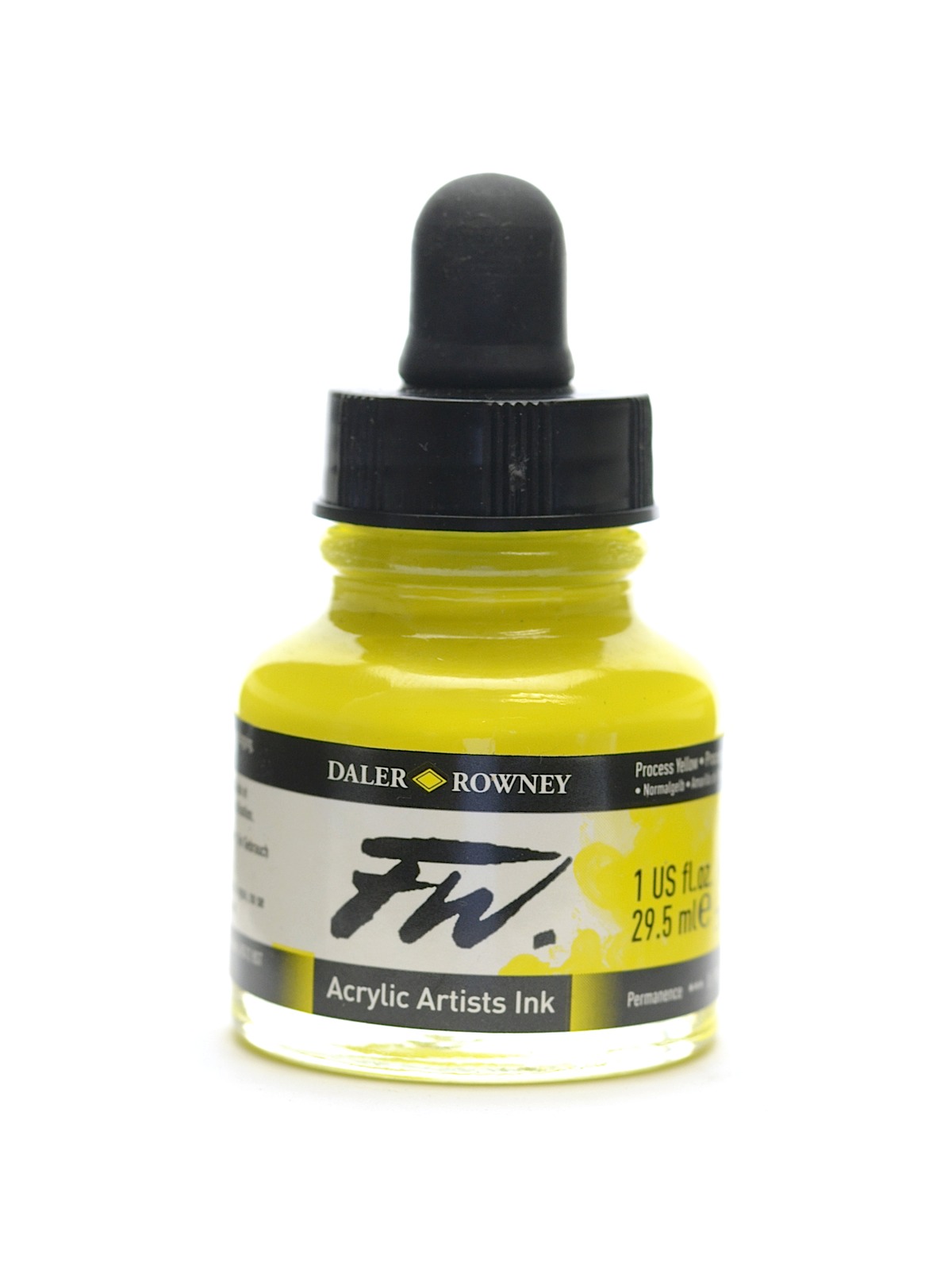 FW Artists' Ink process yellow 1 oz.