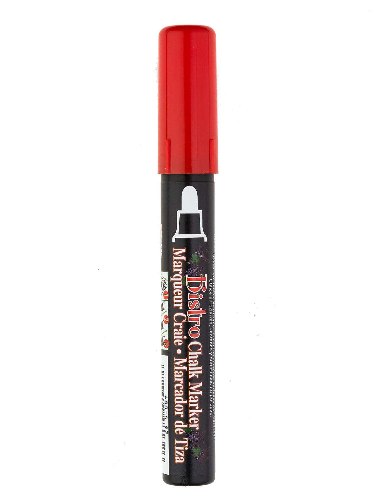 Bistro Chalk Markers red broad point
