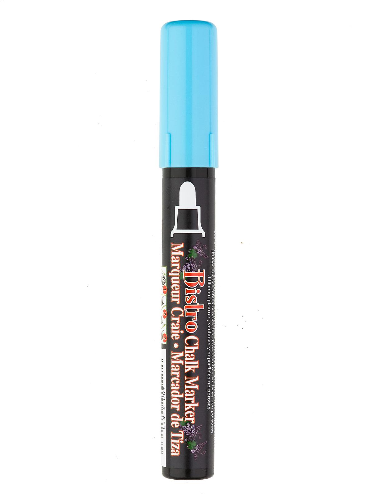 Bistro Chalk Markers fluorescent blue broad point
