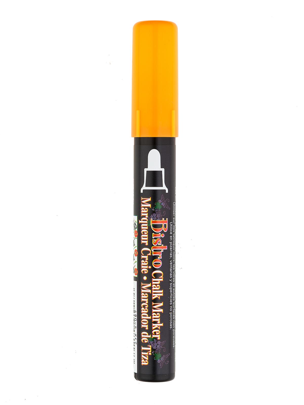 Bistro Chalk Markers fluorescent orange broad point