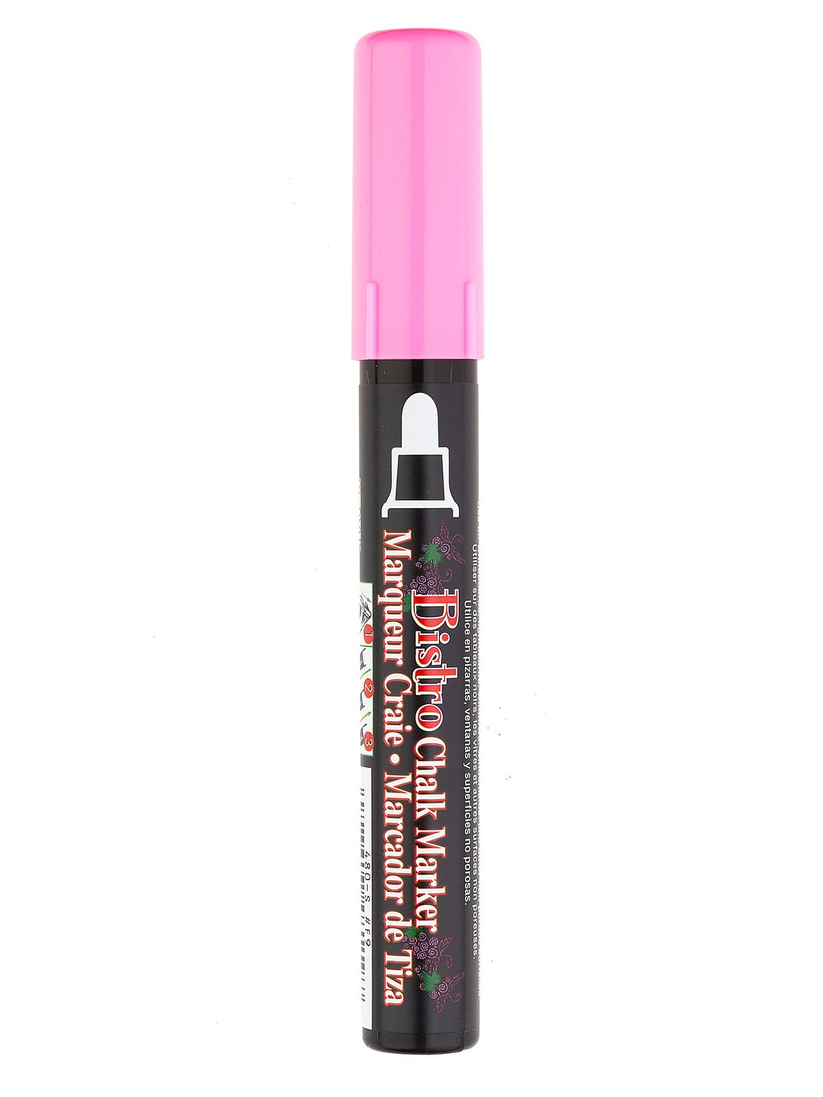 Bistro Chalk Markers fluorescent pink broad point