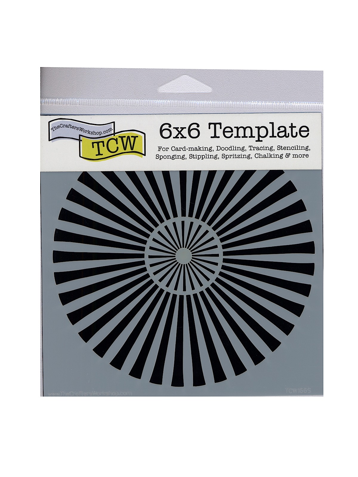 Stencils sunburst 6 in. x 6 in.