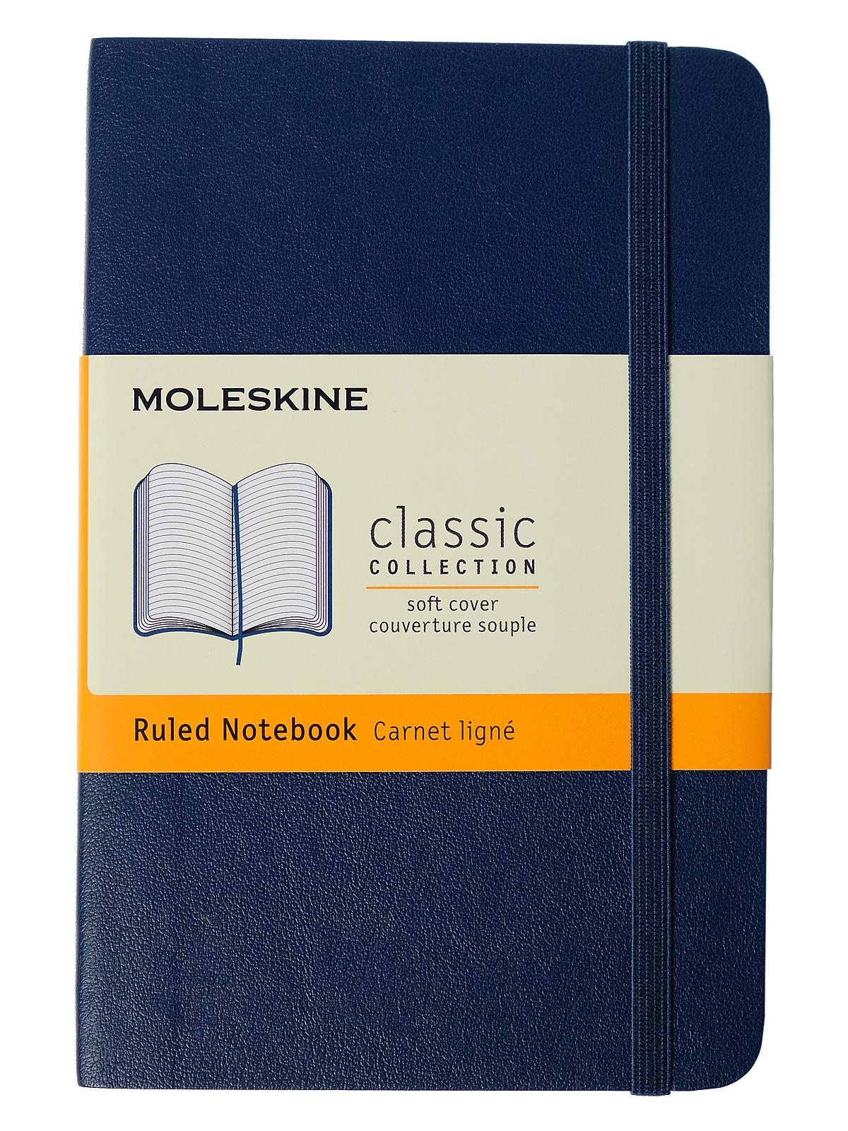 Classic Soft Cover Notebooks sapphire blue 3 1 2 in. x 5 1 2 in. 192 pages, lined
