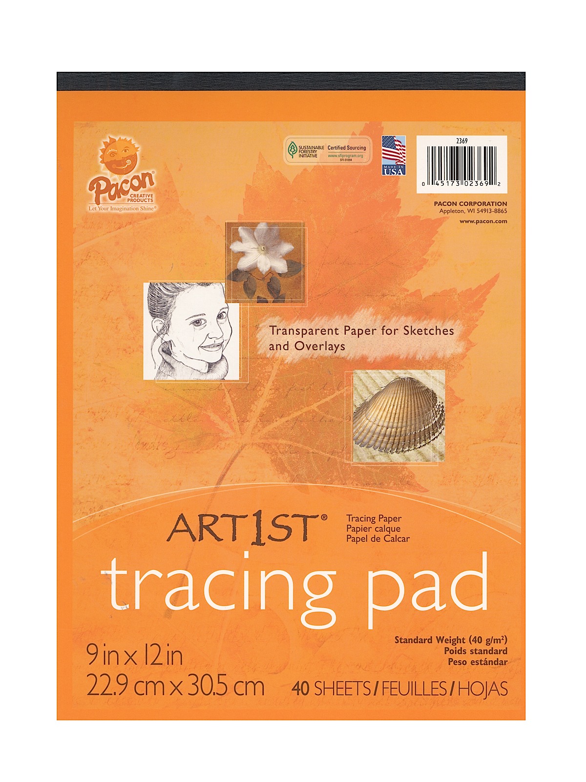 Art1st Tracing Paper Pads 9 In. X 12 In.