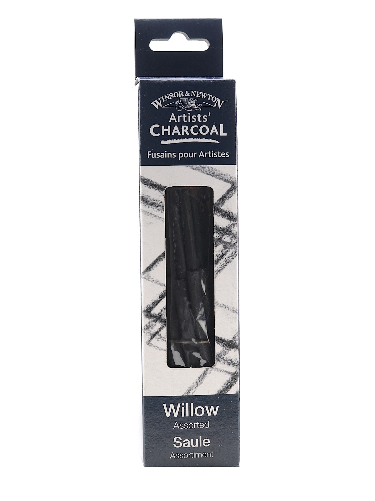 Artists' Charcoal Willow Assorted Short Sticks Box Of Approx. 50