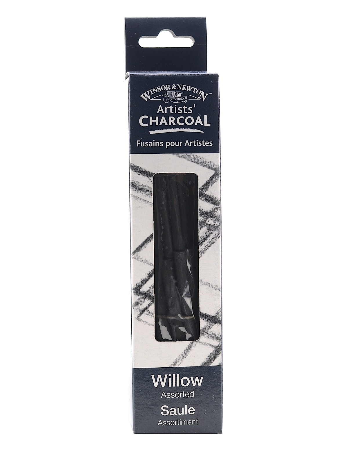 Artists' Charcoal willow assorted short sticks box of approx. 50