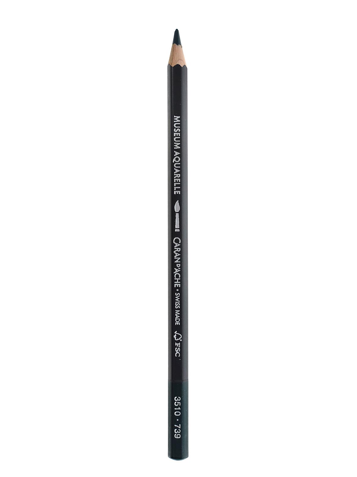 Museum Aquarelle Colored Pencils dark sap green 739