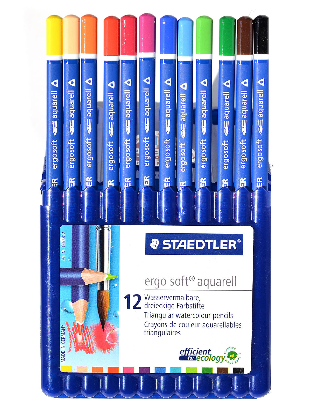 Ergosoft Watercolor Pencils Set Of 12