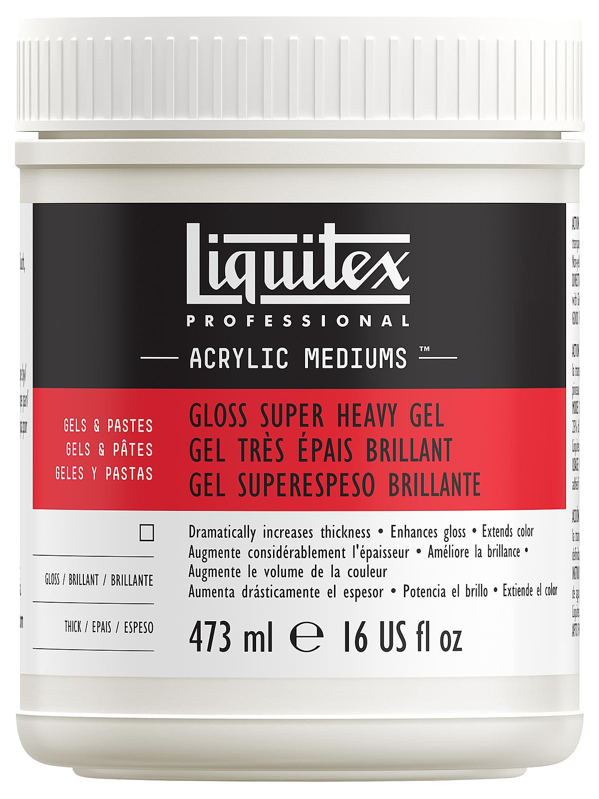 Gloss Super Heavy Gel Medium 16 oz.