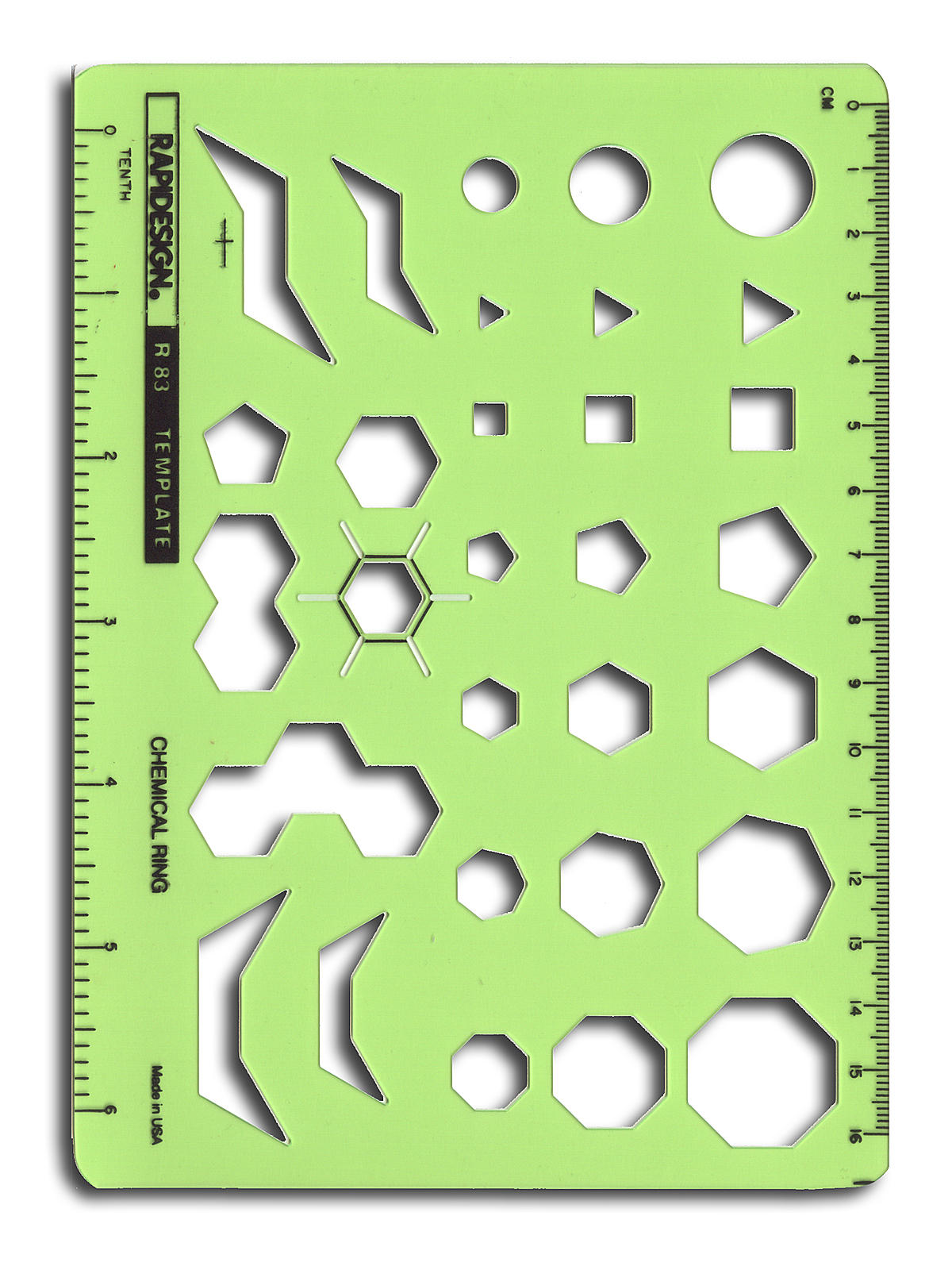 Technical and Scientific Drafting Templates R-83 chemical ring