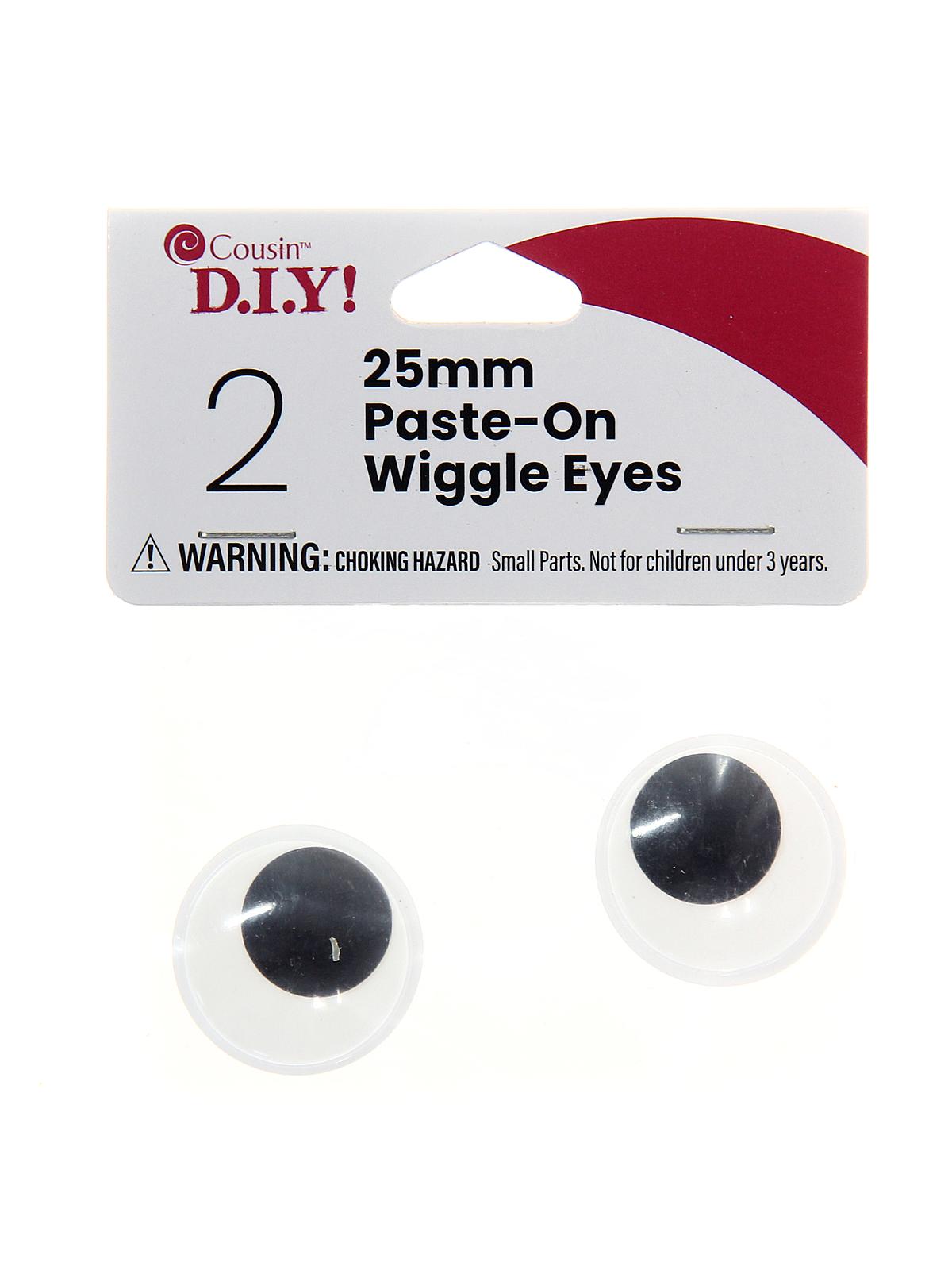 Wiggle Eyes 25 mm pack of 2