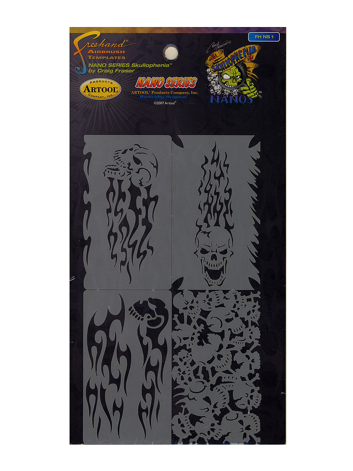 Skullophenia Nano Series Template card of 4 2 in. x 3 1 2 in. set of 4