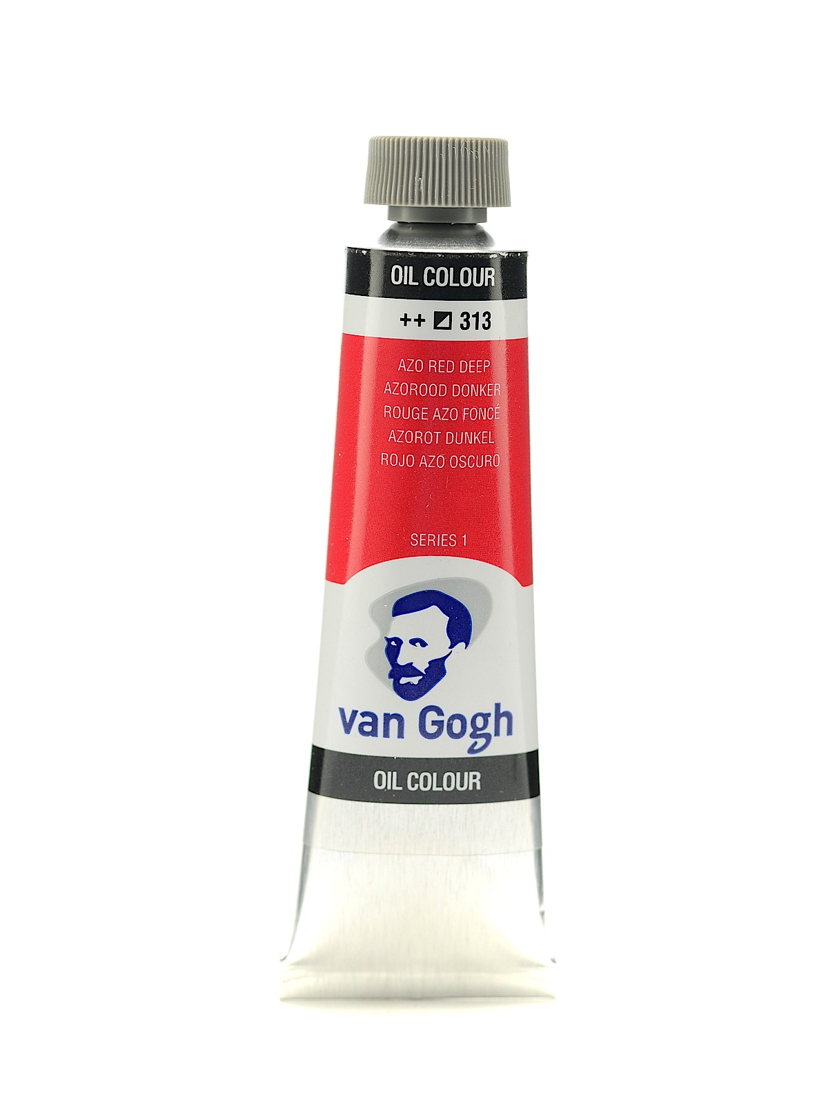 Oil Color azo red deep 40 ml (1.35 oz)