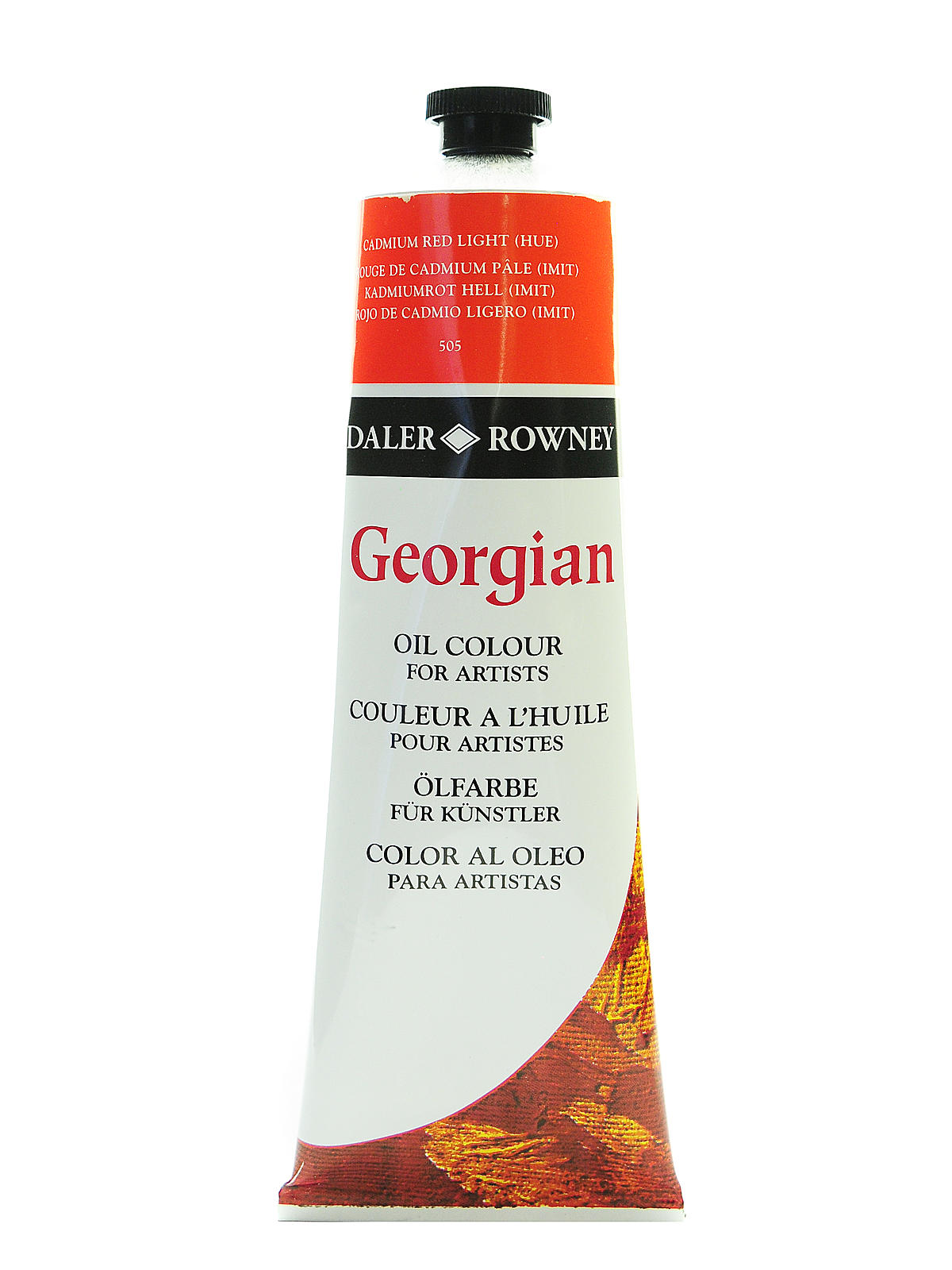 Georgian Oil Colours cadmium red light 225 ml