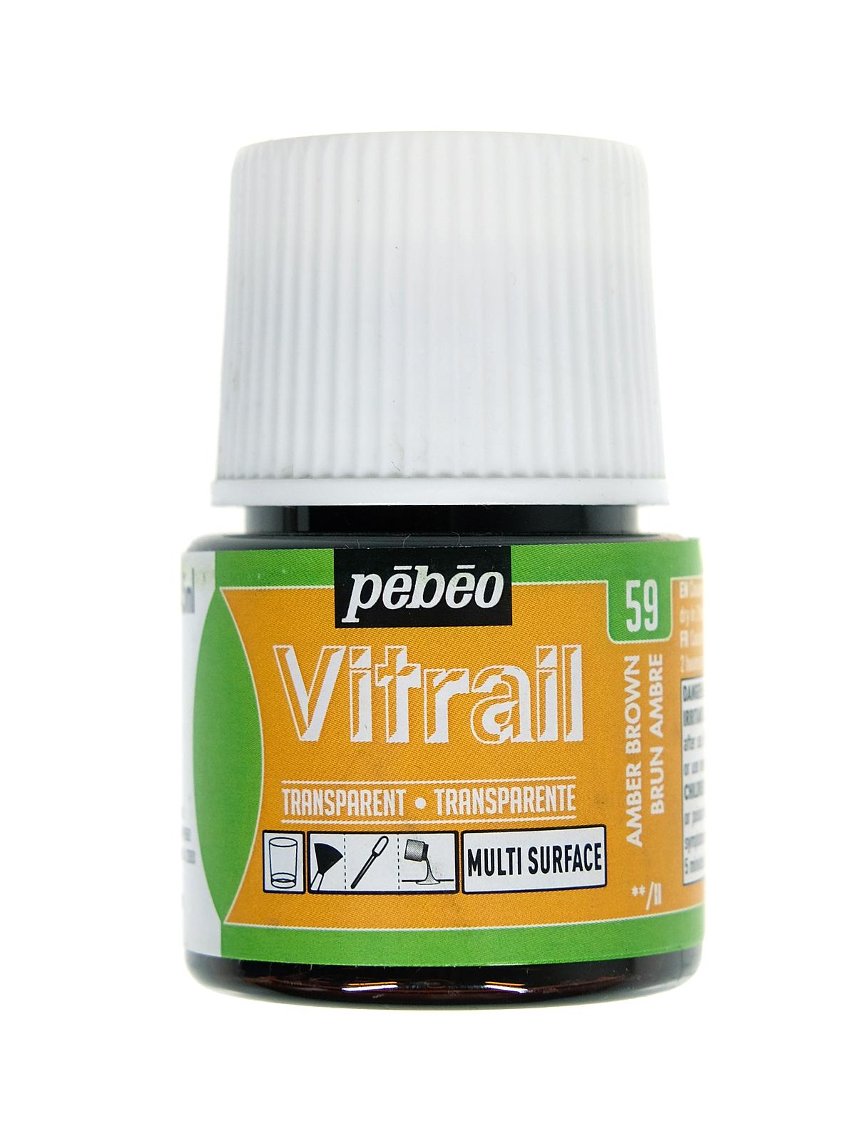 Vitrail Paint amber brown 45 ml