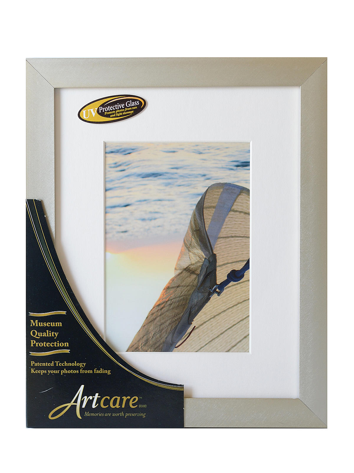Tuscany Florentine Frames silver 8 in. x 10 in. 5 in. x 7 in. opening