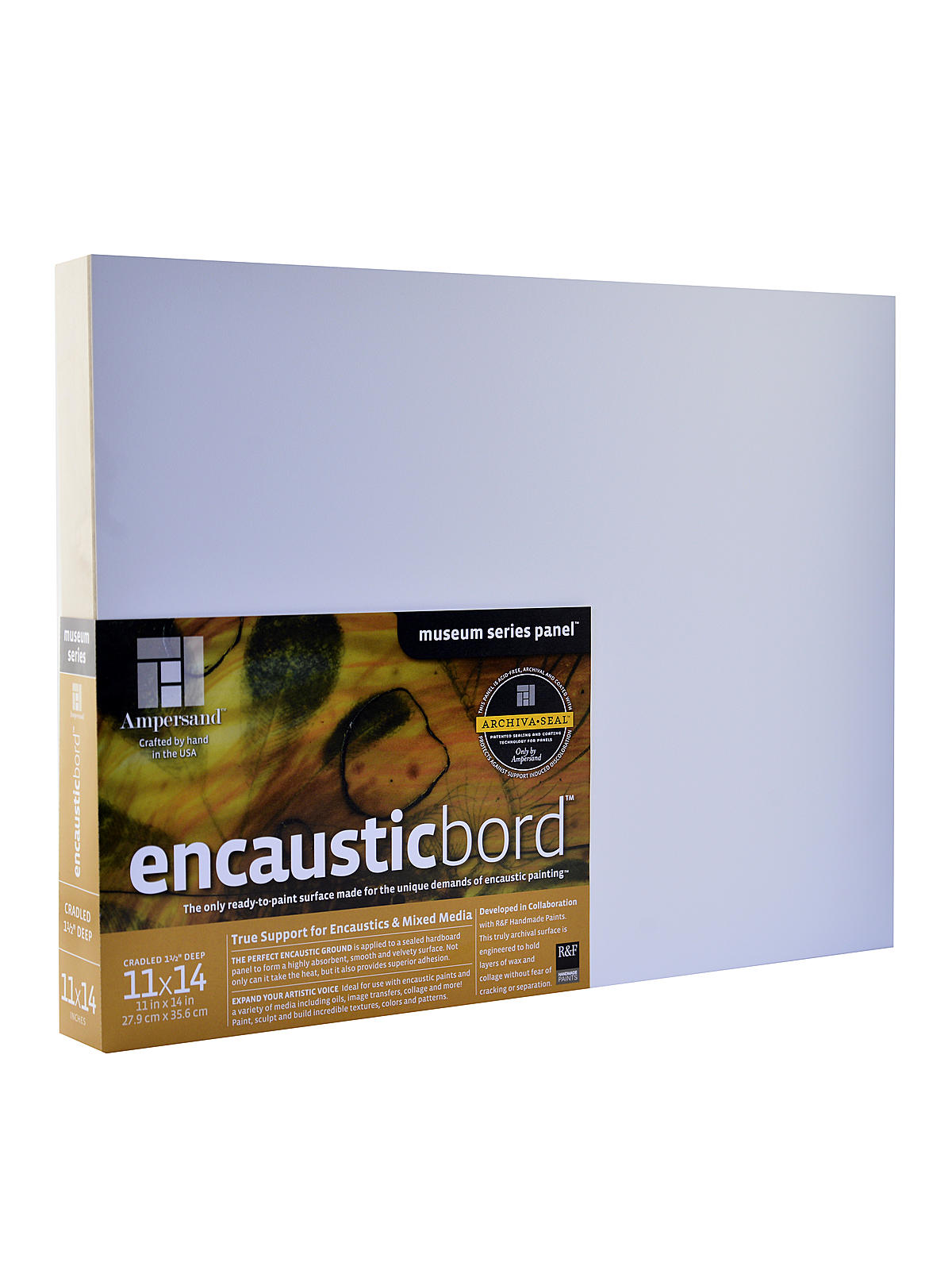 Encausticbord 11 in. x 14 in. 1 1 2 in. each