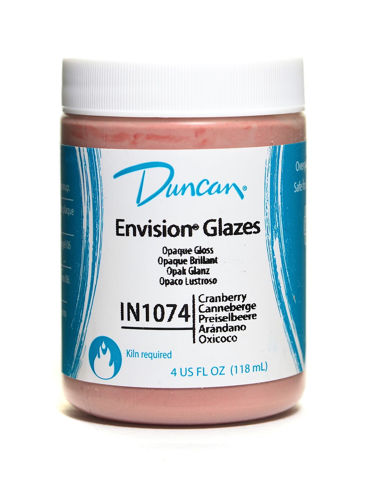 Envision Glazes Cranberry Opaque 4 Oz.