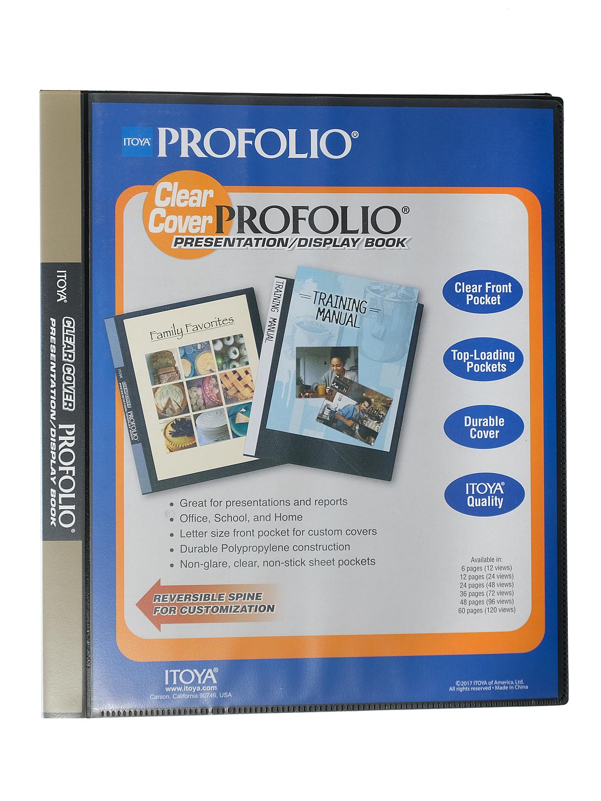 Clear Cover Profolio Presentation Books 48 pages (96 views)