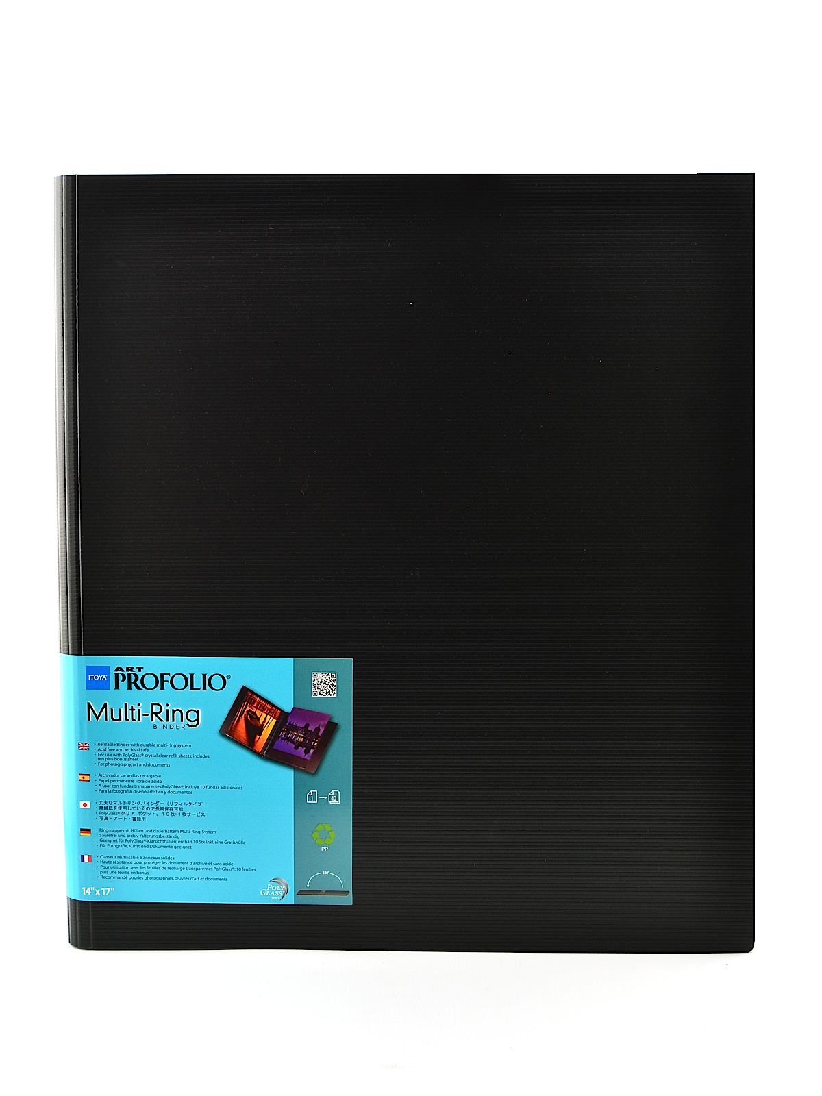 Art Profolio Multi-Ring Binder 14 in. x 17 in. vertical binder