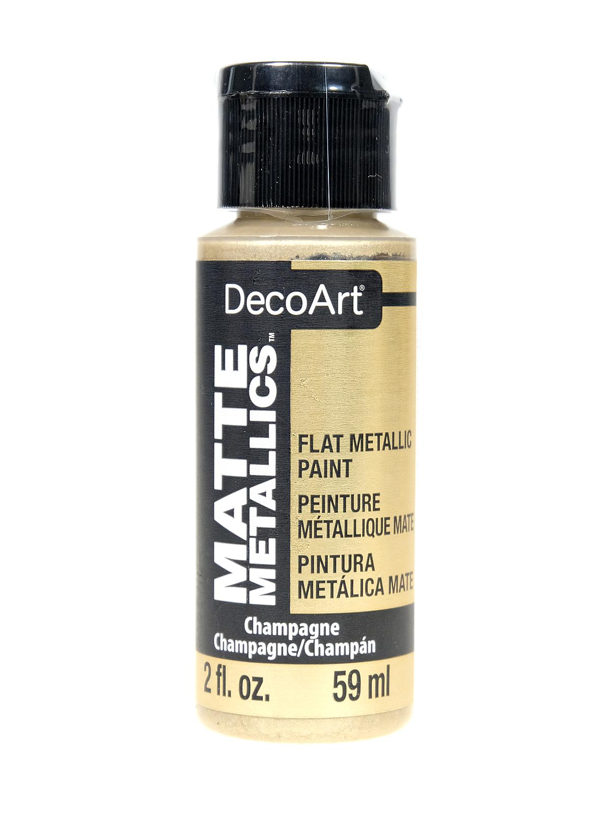Matte Metallics Paint champagne 2 oz.
